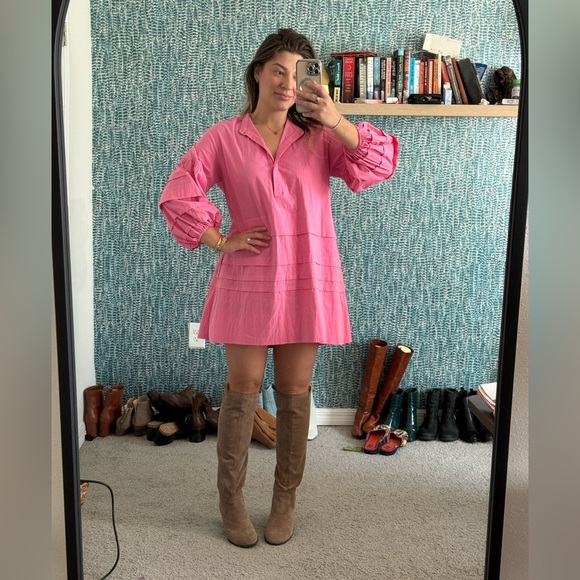 Pomander Place Chelsea Vibrant Pink Mini Dress - Picture 3 of 8